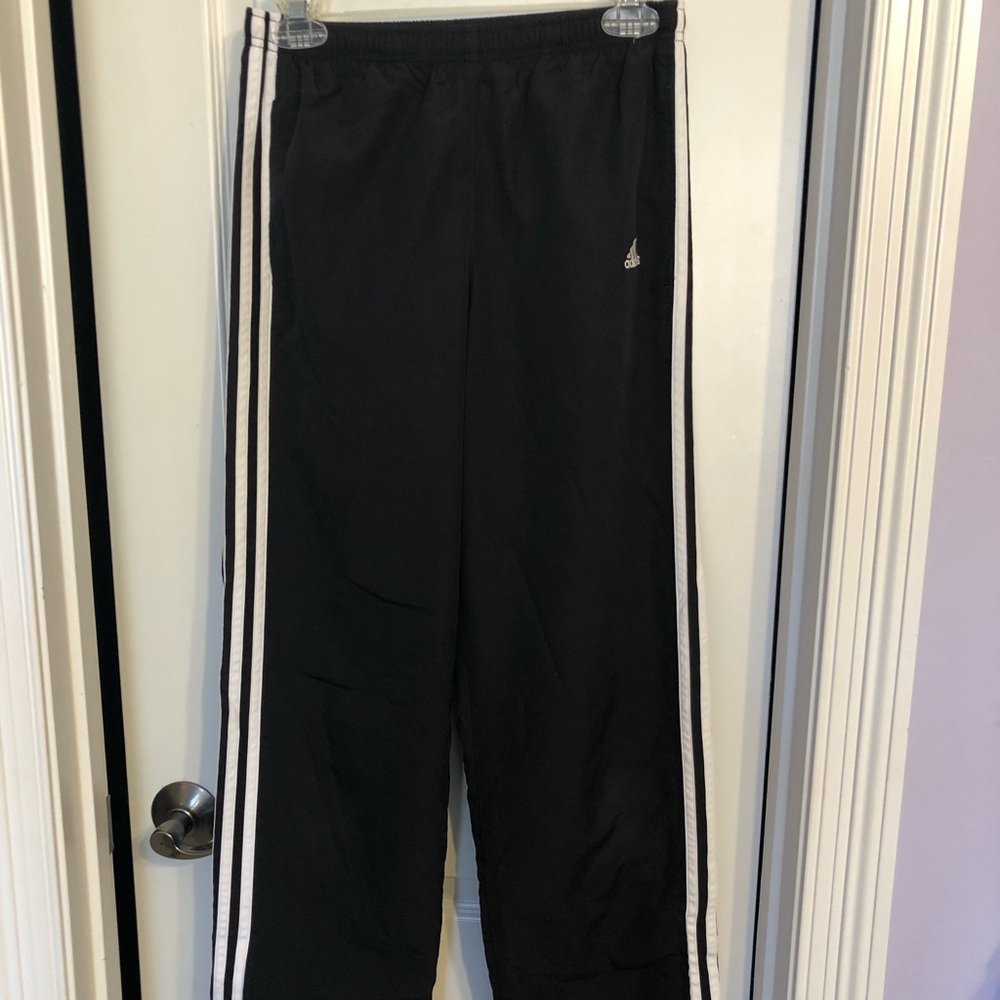 Black Adidas Athletic Pants. Sz Small. Gently worn!